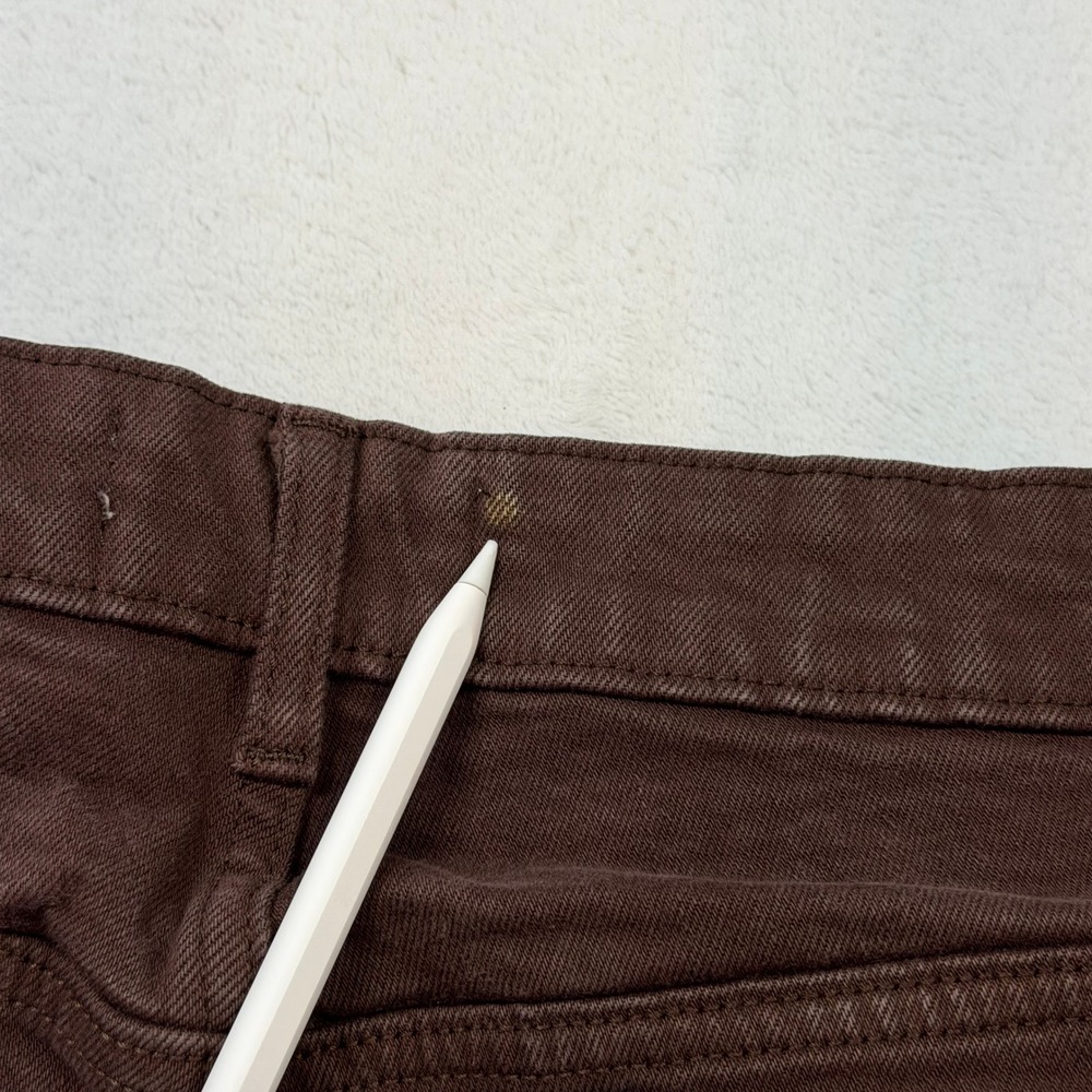 Primark Women's Wide Leg Jeans in Chocolate Brown - Picture 10 of 14